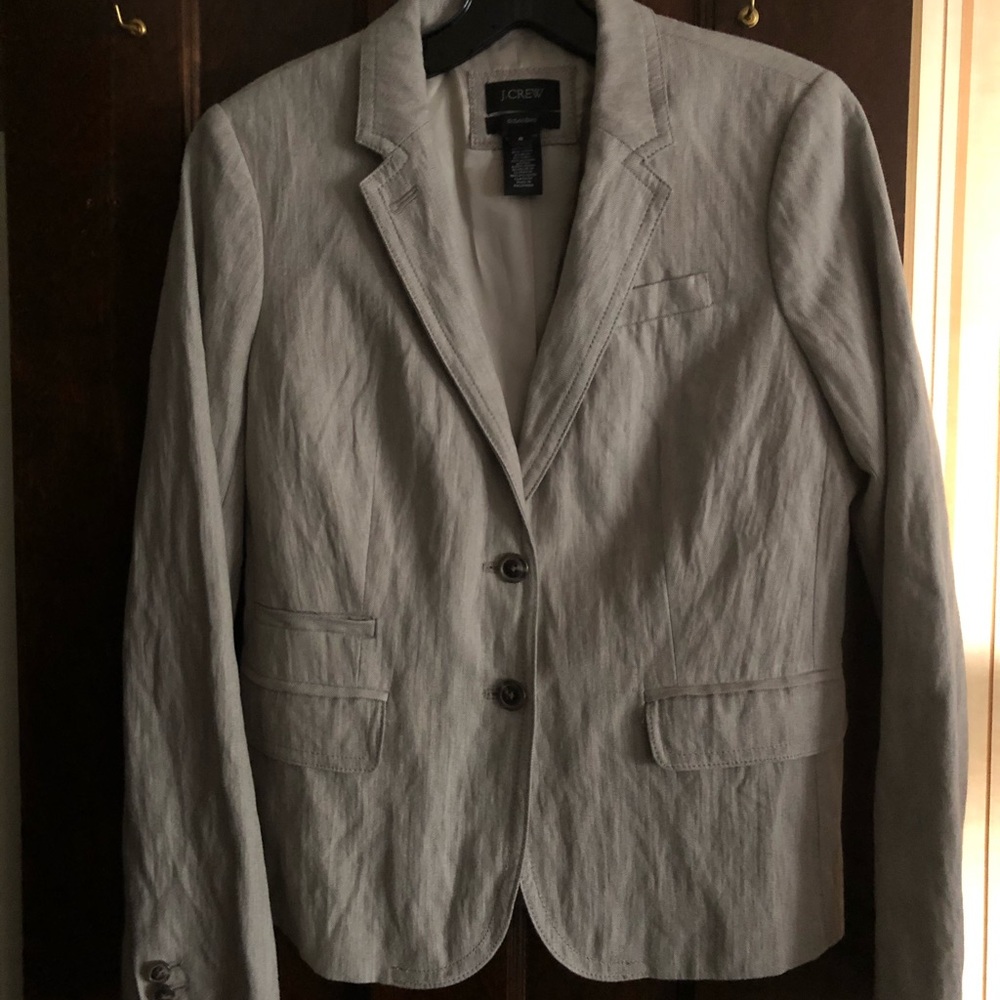 JCrew Linen Jscket